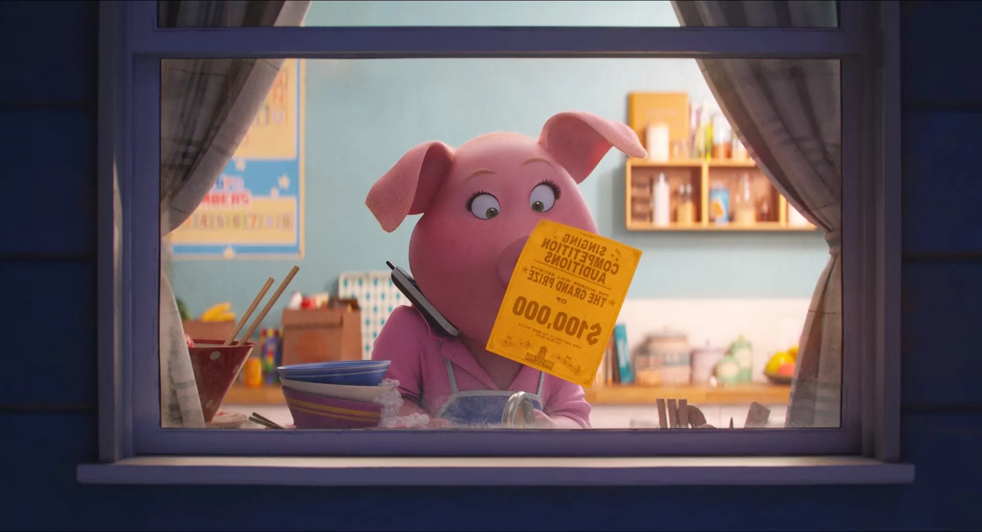 Sing (2016) Hindi Dual Audio 720p BluRay [860MB] Screenshot